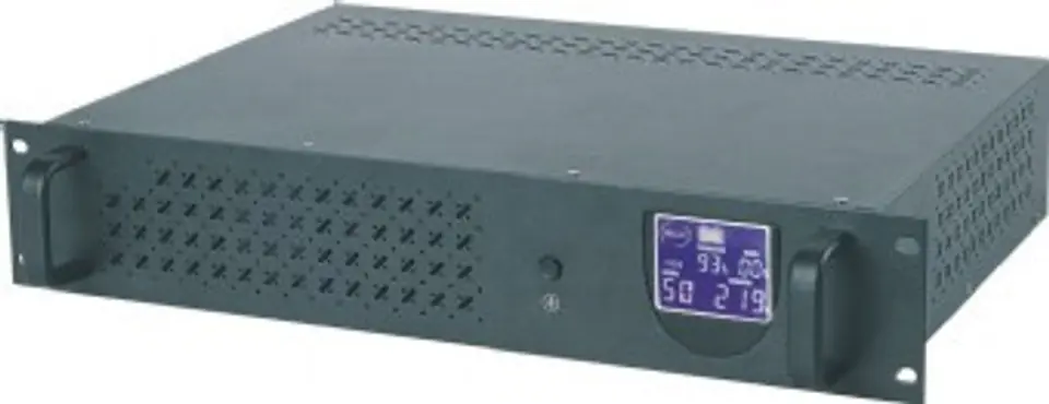 ⁨Gembird - Ups rack 19'' 3.4u 1500va, 4xiec 230v out, iec14 in,rj11, usb, lcd Line-Interactive 1.5 kVA 900 W 4 AC outlet(s)⁩ at Wasserman.eu