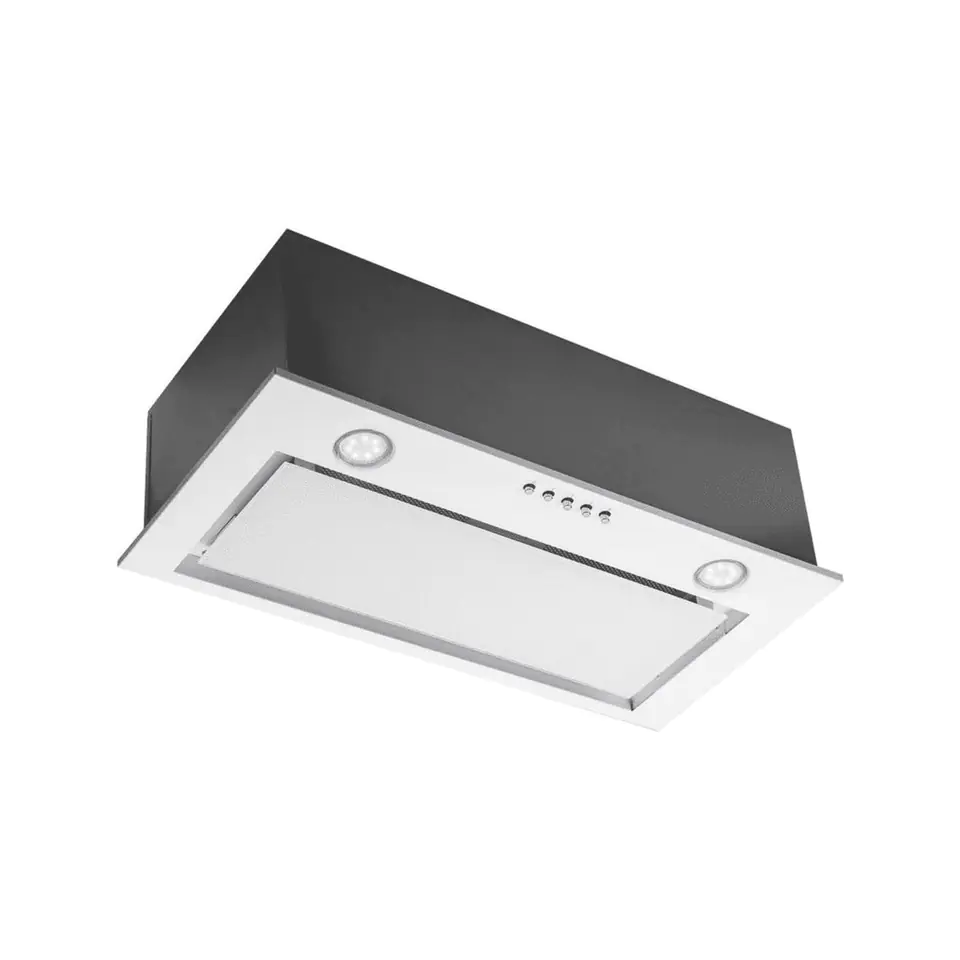 Okap podszafkowy do zabudowy CIARKO SL-BOX Glass 60 Biały (600 mm, białe szkło) w sklepie Wasserman.eu
