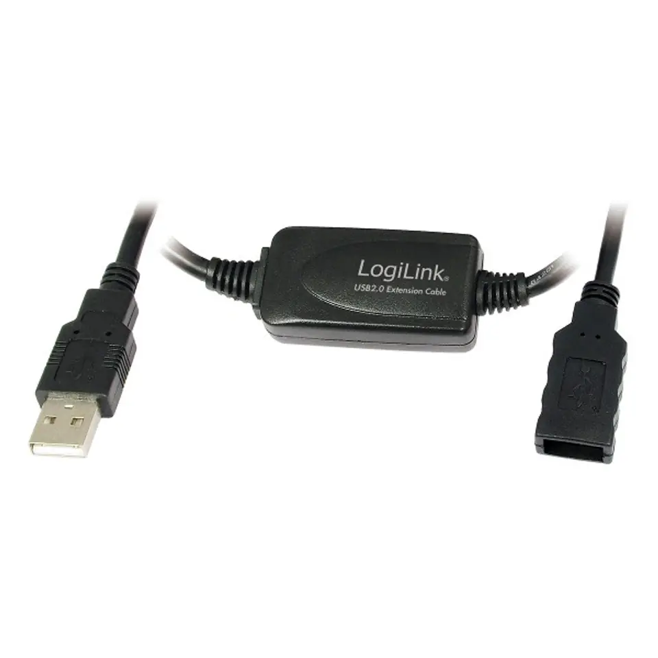 Kabel USB 2.0 z aktywnym wzmacniaczem sygnału,10m w sklepie Wasserman.eu