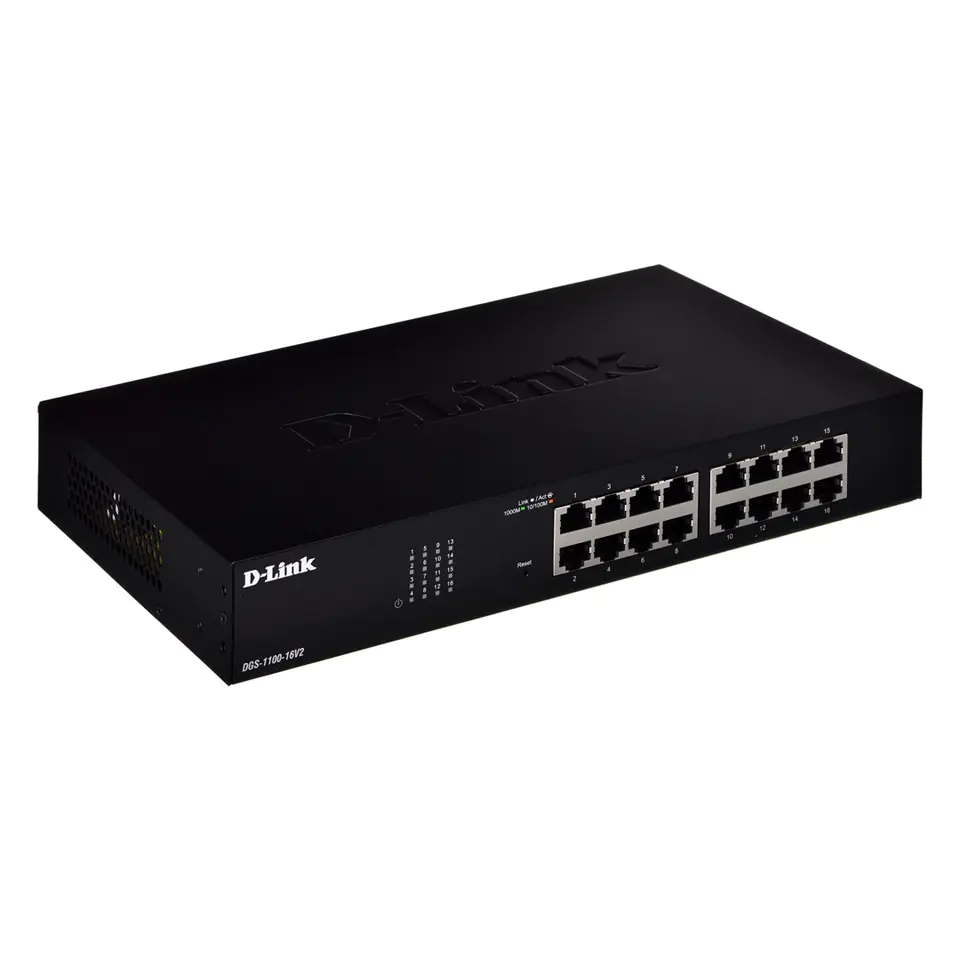 ⁨D-Link DGS-1100-16V2 16-Port Gigabit Smart Managed⁩ w sklepie Wasserman.eu