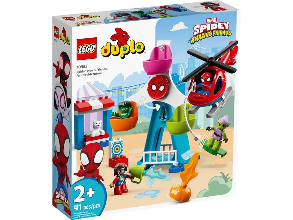 ⁨LEGO DUPLO 10963 Spider-Man i przyjaciele w wesołym miasteczku⁩ w sklepie Wasserman.eu