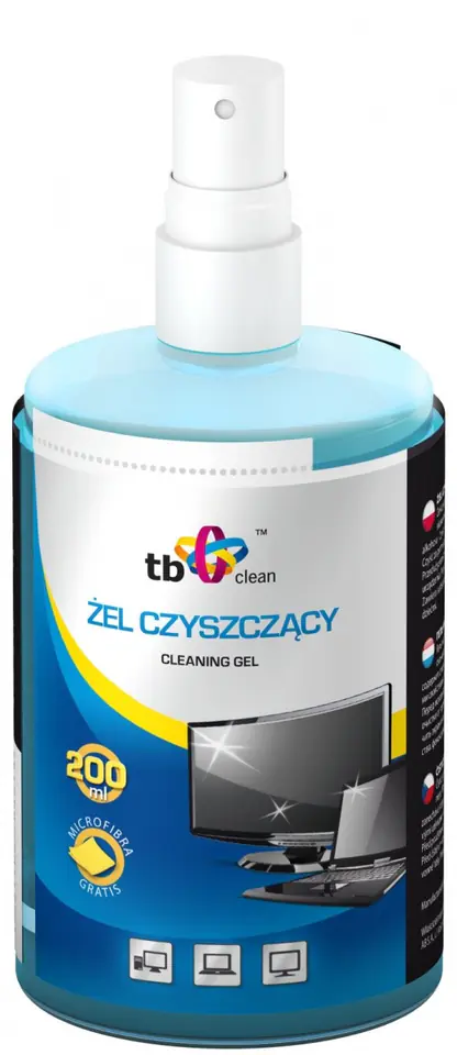 Gel / Cleaning liquid for screens 200 ml + Microfiber cloth at Wasserman.eu