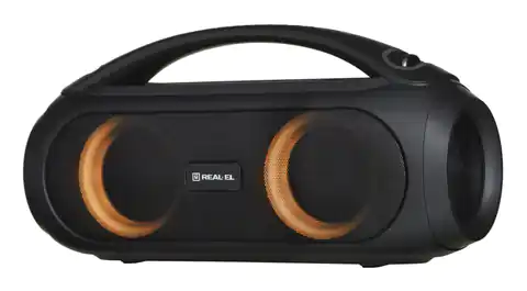 ⁨REAL-EL X-745 Black Portable Speaker⁩ at Wasserman.eu