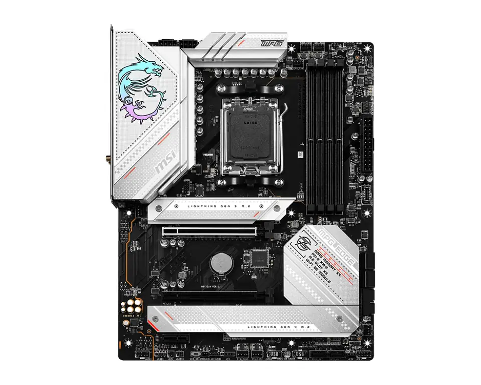 ⁨MSI MPG B650 EDGE WIFI motherboard AMD B650 Socket AM5 ATX⁩ at Wasserman.eu