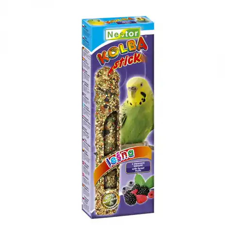 ⁨NESTOR Kolba dla małych papug z owocami leśnymi 2 szt. [PMOL]⁩ w sklepie Wasserman.eu