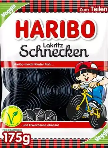 ⁨Haribo Lakritz Schnecken Żelki 175 g⁩ w sklepie Wasserman.eu