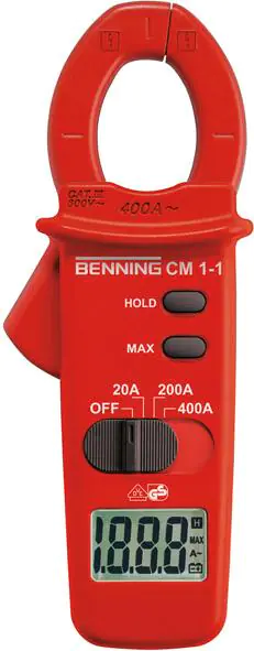 ⁨Digital Clamp Multimeter CM 1-1 BENNING⁩ at Wasserman.eu