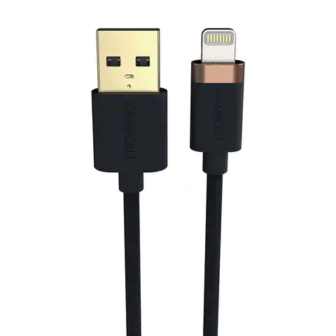 ⁨Kabel USB do Lightning Duracell 1m (czarny)⁩ w sklepie Wasserman.eu