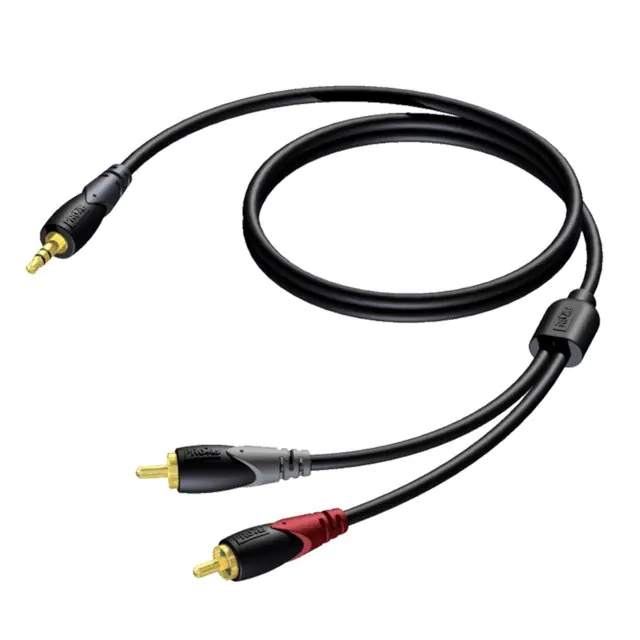 ⁨3,5 MM JACK MALE STEREO -2X RCA/CINCH MALE 3 M⁩ at Wasserman.eu