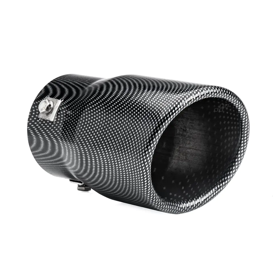 Stainless steel silencer tip mt 007c with carbon paint at Wasserman.eu