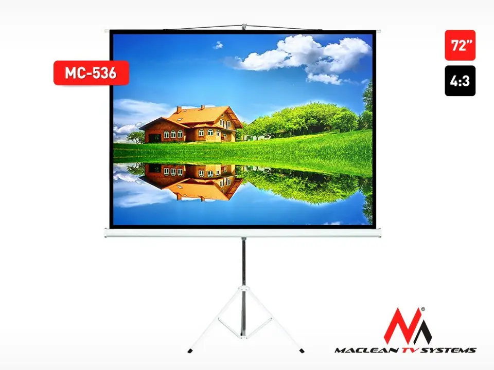 Projector screen 72cale 4:3 MC-536 at Wasserman.eu