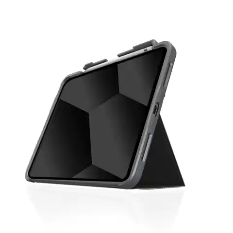 ⁨STM Dux Plus - Etui pancerne iPad 10.9" (2022) MIL-STD-810G z funkcją ładowania Apple Pencil (Black)⁩ w sklepie Wasserman.eu