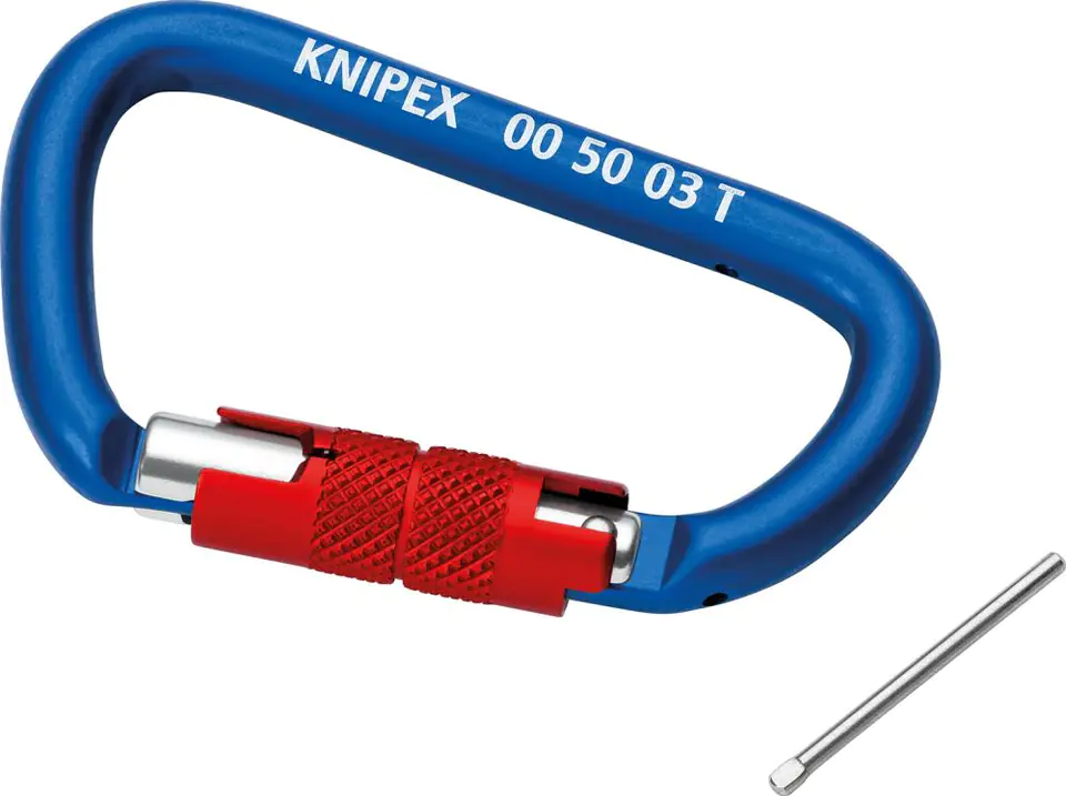 ⁨2 karabińczyki TT, 00 50 03 T BK, KNIPEX⁩ w sklepie Wasserman.eu