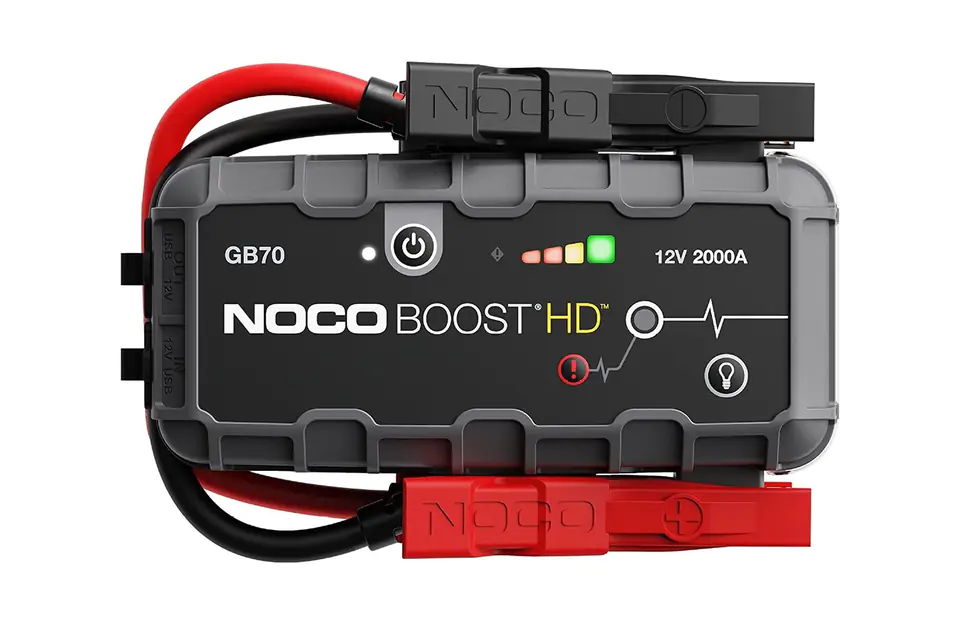 ⁨NOCO GB70 Boost 12V 2000A Jump Starter starter device with integrated 12V/USB battery⁩ at Wasserman.eu