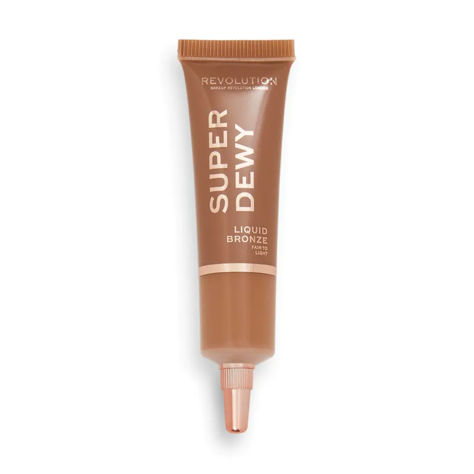 ⁨Makeup Revolution Super Dewy Liquid Bronzer - Fair to Light 15ml⁩ at Wasserman.eu