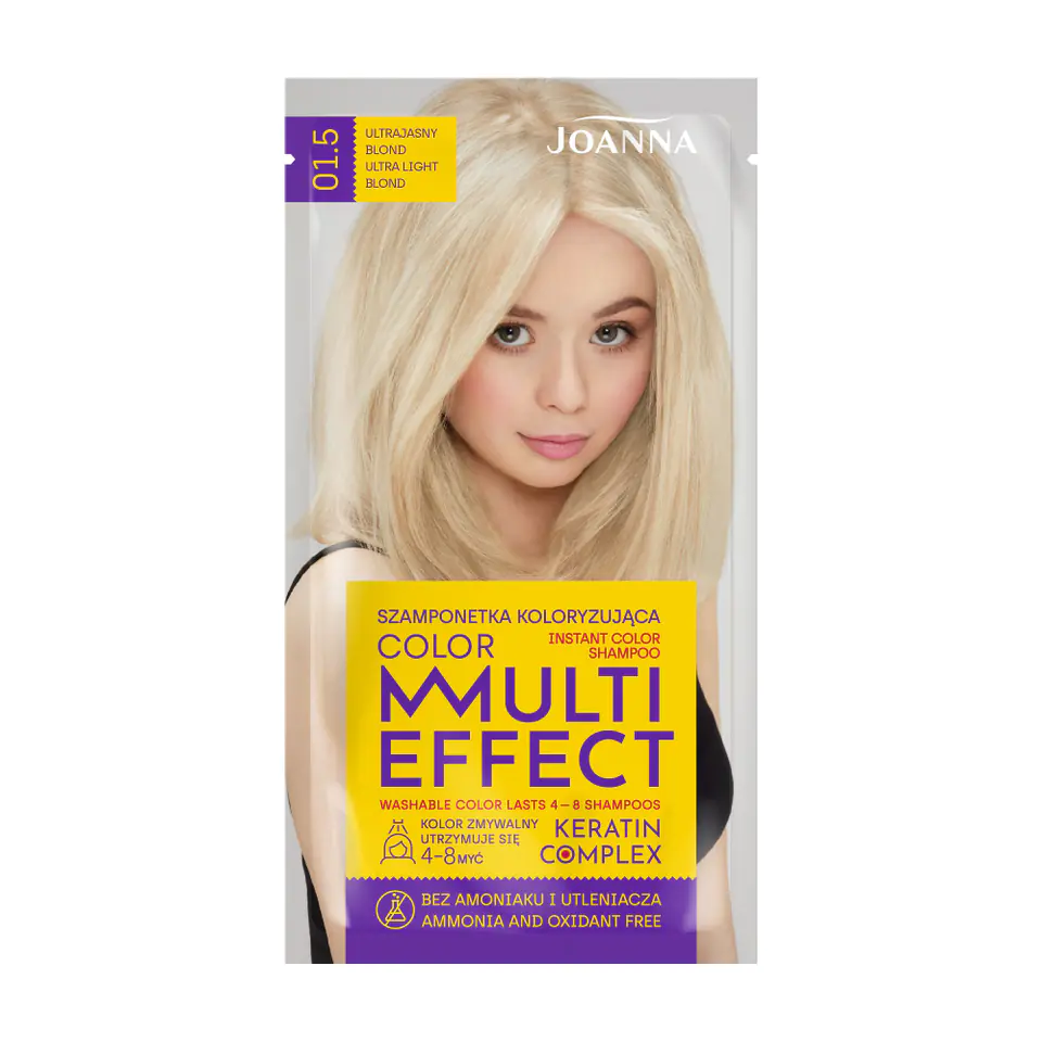 ⁨JOANNA MULTI Keratin Shampoo 01.5 Ultr.j.blond⁩ at Wasserman.eu