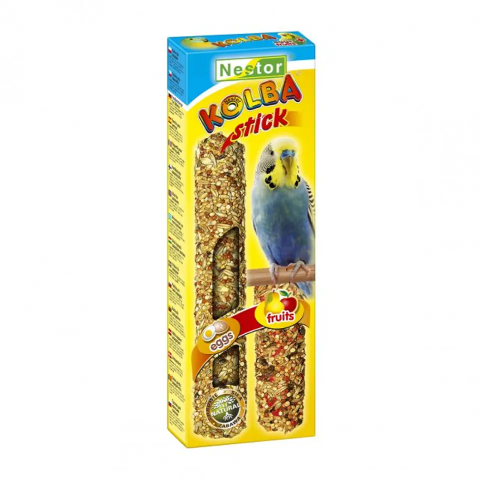 ⁨NESTOR COB 2 IN 1 PARROT SMALL EGG AND FRUIT 85g⁩ at Wasserman.eu