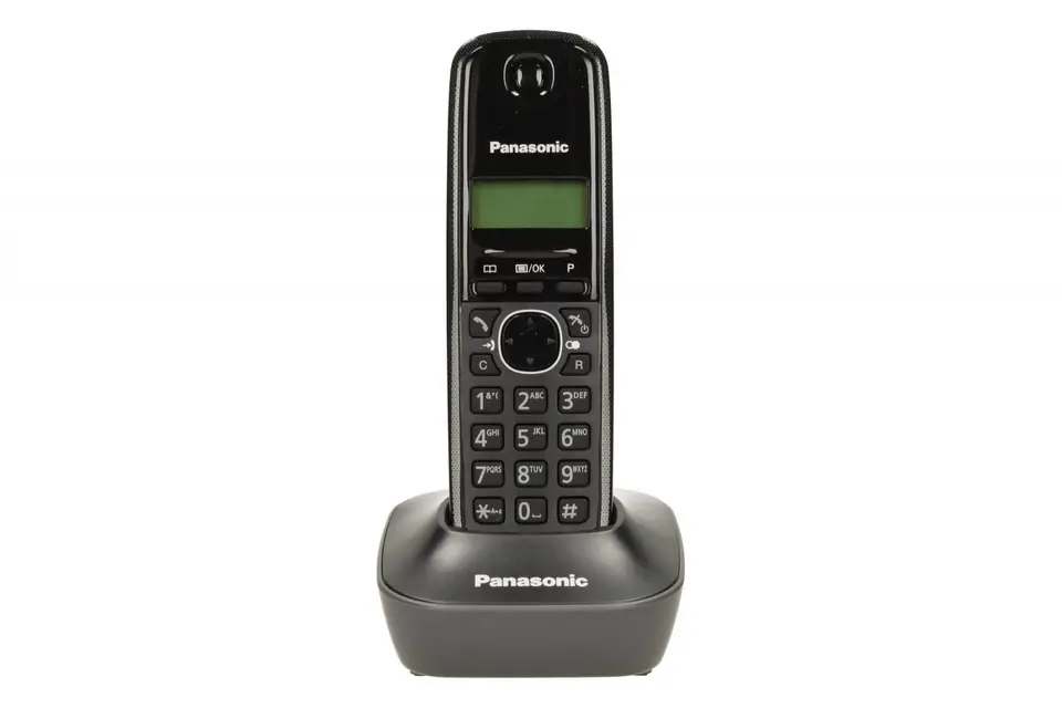 ⁨Panasonic KX-TG1611 telephone DECT telephone Black Caller ID⁩ at Wasserman.eu