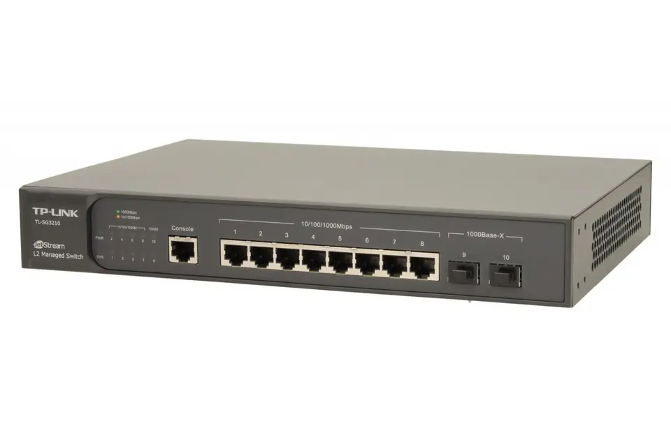 JetStream 8-Port Gigabit L2 Managed Switch with 2 SFP Slots TL-SG3210 at Wasserman.eu