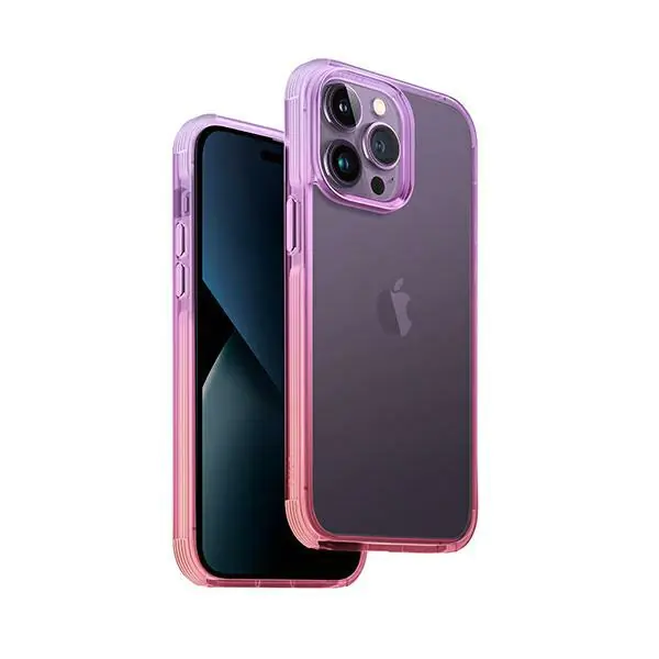 ⁨UNIQ etui Combat Duo iPhone 14 Pro Max 6,7" liliowo-różowy/lilac lavender-pink⁩ w sklepie Wasserman.eu