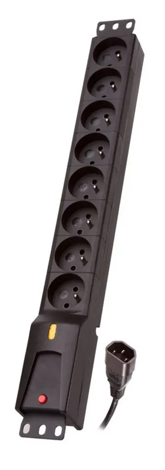 ⁨Power strip LZRM 810 BW IEC 320, PDU, 5,0m⁩ at Wasserman.eu