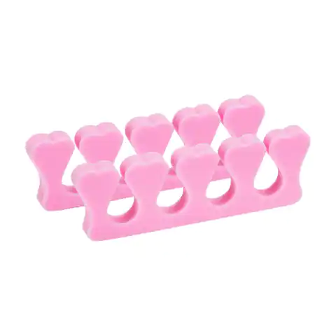 ⁨Foam separators for pedicure 100 pcs. Pink⁩ at Wasserman.eu