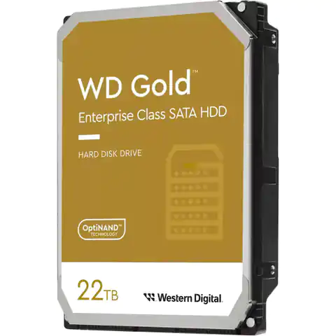 ⁨Western Digital Gold 3.5" 22000 GB Serial ATA III⁩ at Wasserman.eu