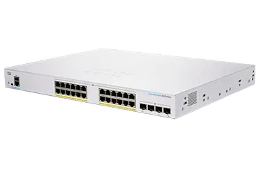 ⁨Switch Cisco CBS350-24FP-4G-EU Zarządzany L2/L3 Gigabit Ethernet⁩ w sklepie Wasserman.eu