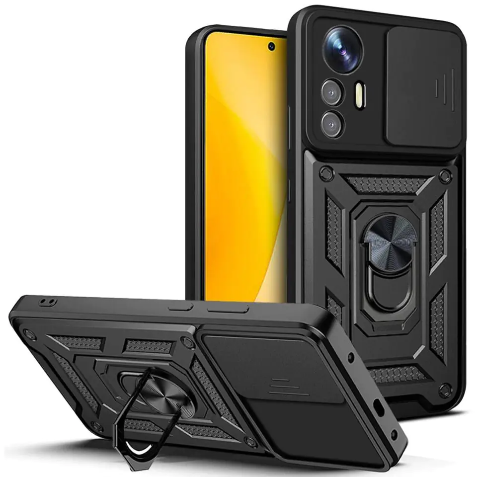 ⁨Case XIAOMI 12 LITE Nexeri CamShield Pro black⁩ at Wasserman.eu