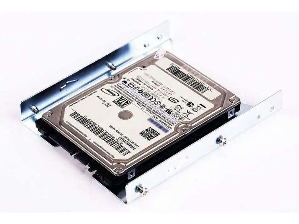 Metal mounting frame for 2.5'' SSD to 3.5'' bay at Wasserman.eu