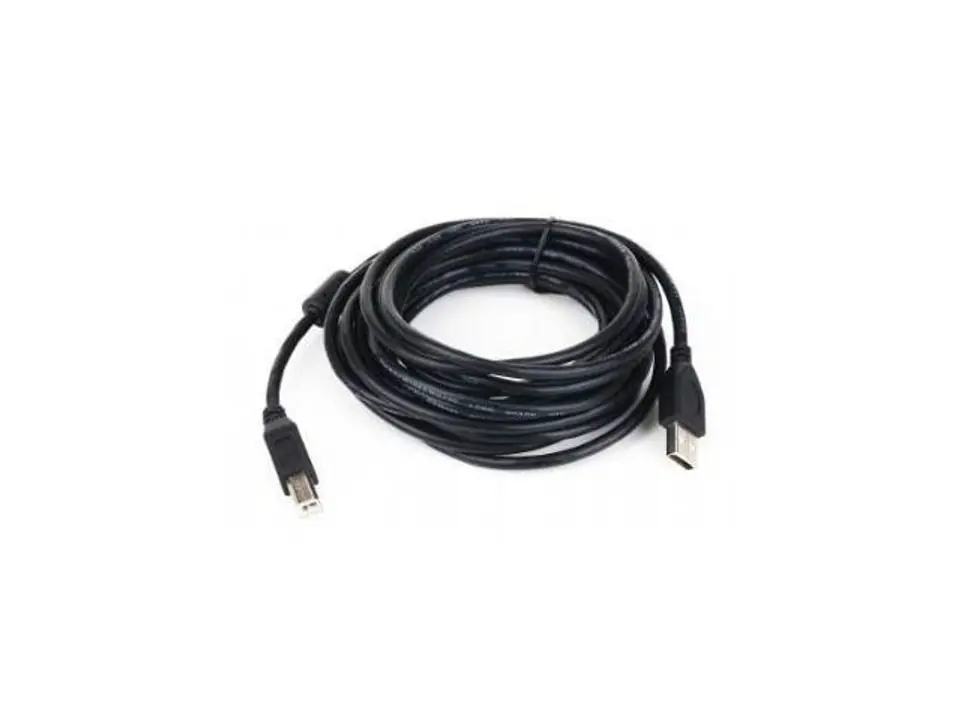 Kabel USB 2.0 typu AB AM-BM 3m FERRYT czarny w sklepie Wasserman.eu