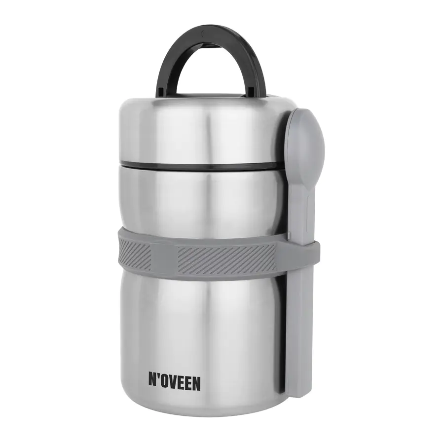 ⁨Lunch thermos NOVEEN TB961 SILVER 2000 ml⁩ at Wasserman.eu