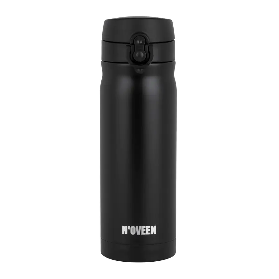 ⁨Thermal bottle NOVEEN TB810 black mat 400 ml⁩ at Wasserman.eu