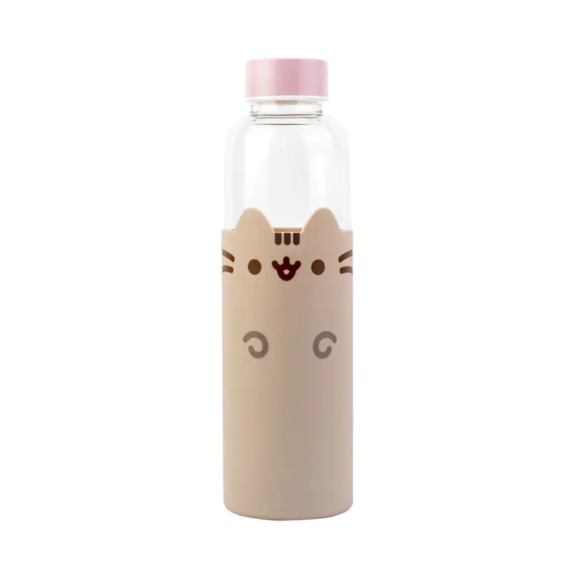 ⁨Pusheen - Butelka na wodę ze szkła 500 ml⁩ w sklepie Wasserman.eu