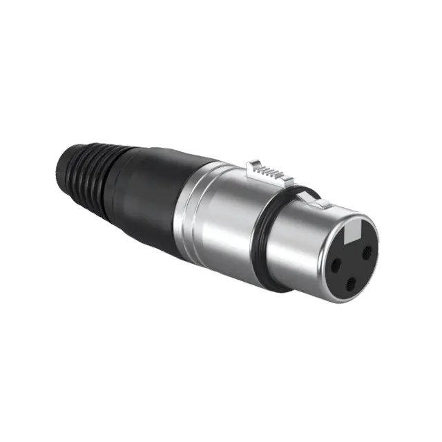 ⁨Cable connector - 3-pin xlr female Connector⁩ at Wasserman.eu