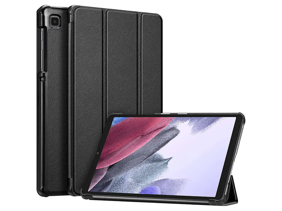 ⁨Etui z klapką obudowa Alogy Book Cover do Galaxy A7 Lite 8.7 T220/T225 Czarny⁩ w sklepie Wasserman.eu