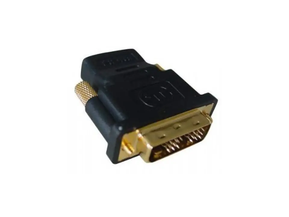 Adapter HDMI (F) -> DVI (M), gold-plated at Wasserman.eu