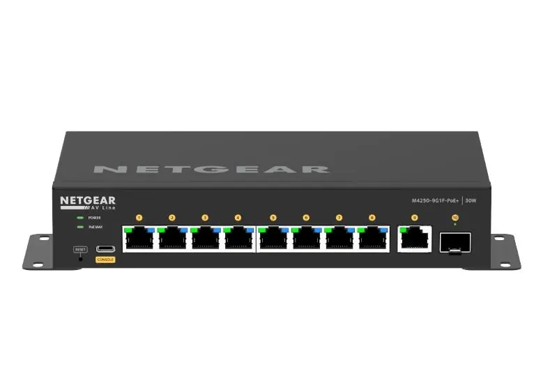 ⁨Switch 8xGE PoE+ 1xSFP GSM4210PD⁩ at Wasserman.eu