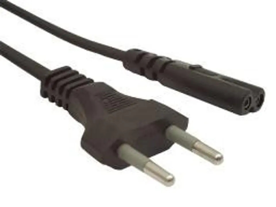 ⁨Power Cord (C8) VDE 2pin 1.8m⁩ at Wasserman.eu