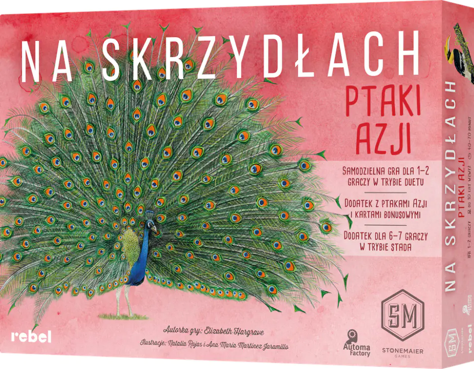 ⁨GRA PLANSZOWA NA SKRZYDŁACH - PTAKI AZJI - dodatek⁩ w sklepie Wasserman.eu