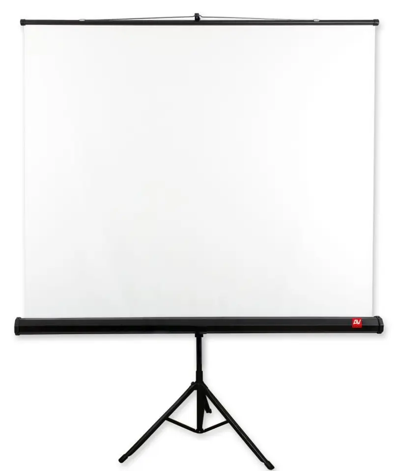 Screen on tripod Standard 175, 1: 1, 175x175cm, white surface, matt at Wasserman.eu