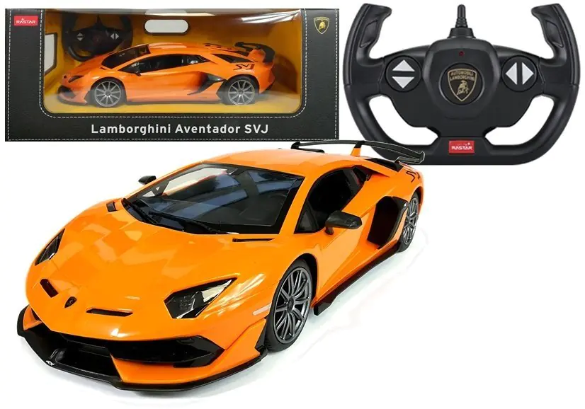 ⁨Auto R/C Lamborghini Aventador Rastar 1:14 Pomarańczowy⁩ w sklepie Wasserman.eu