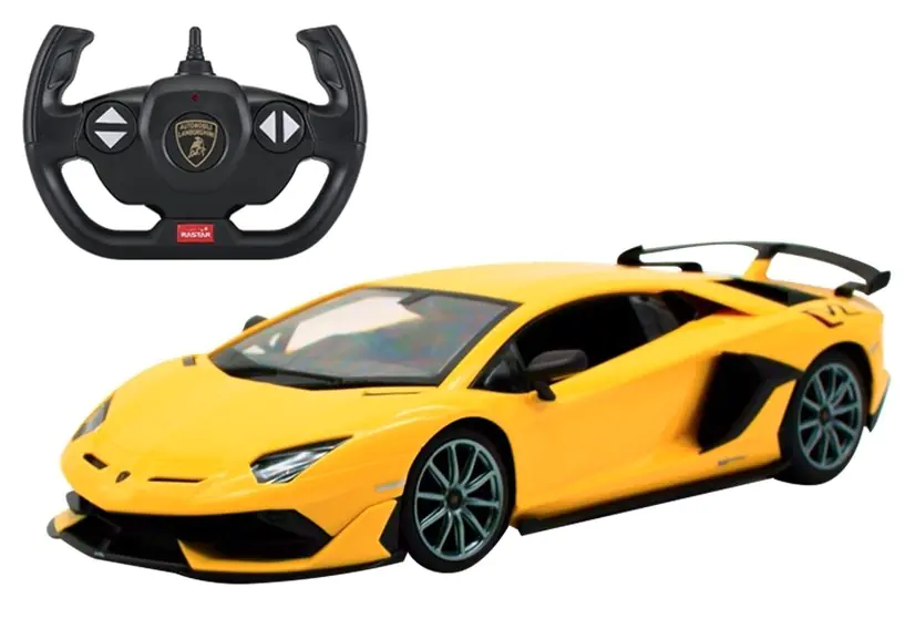 ⁨Auto R/C Lamborghini Aventador Rastar 1:14 Żółty⁩ w sklepie Wasserman.eu