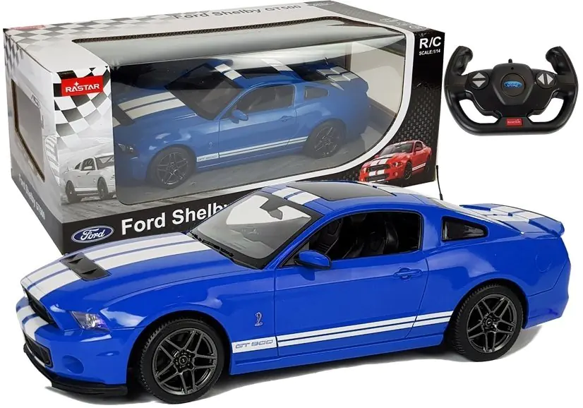 ⁨Auto R/C Ford Shelby Rastar 1:14 Blue on Remote Control⁩ at Wasserman.eu