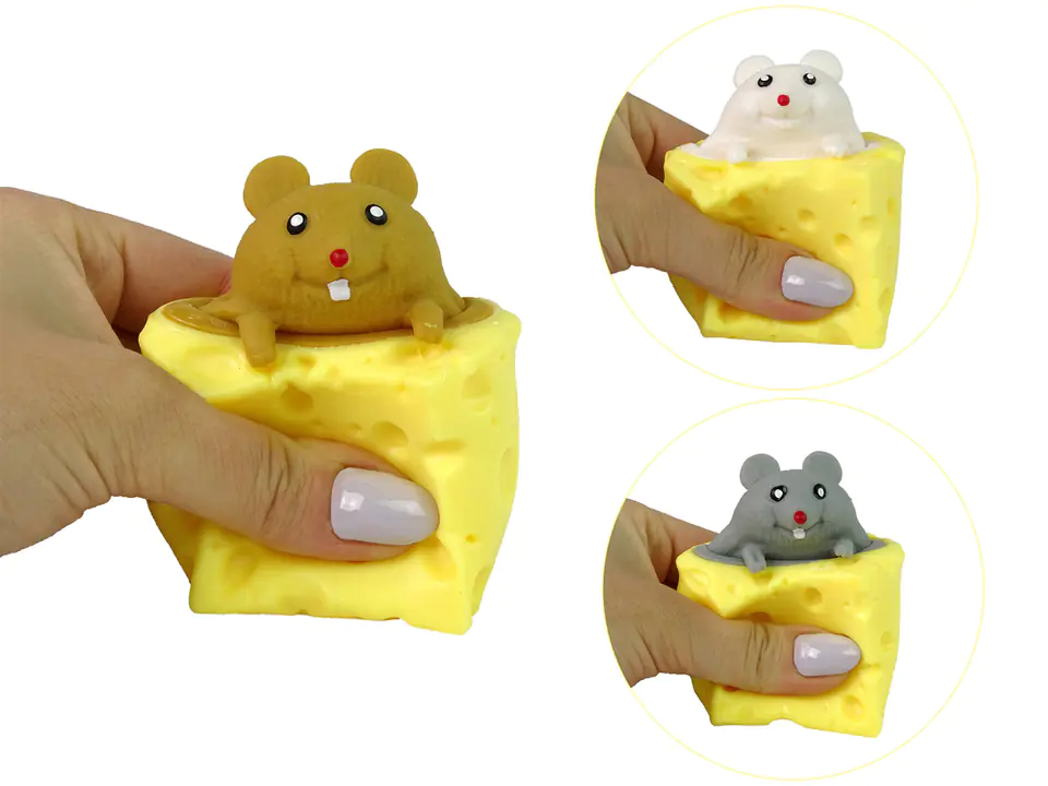 ⁨Mouse in Squishy Cheese Sensory Mouse Pop It⁩ at Wasserman.eu