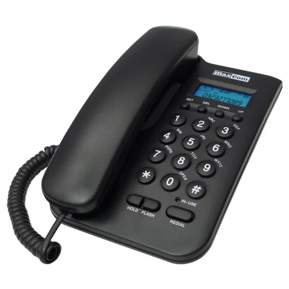 KXT100 CZARNY TELEFN PRZEWODOWY w sklepie Wasserman.eu