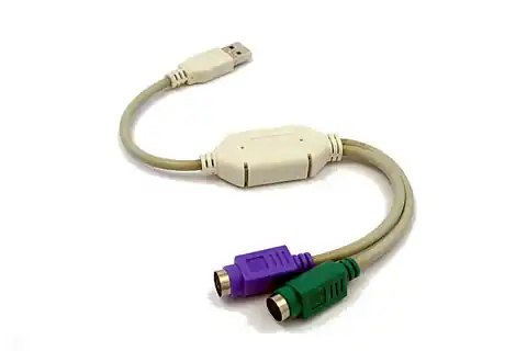⁨Adapter USB->2xPS2 (klawiatura+mysz) UAPS12⁩ w sklepie Wasserman.eu
