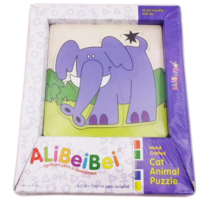 Drewniane puzzle - słoń w sklepie Wasserman.eu