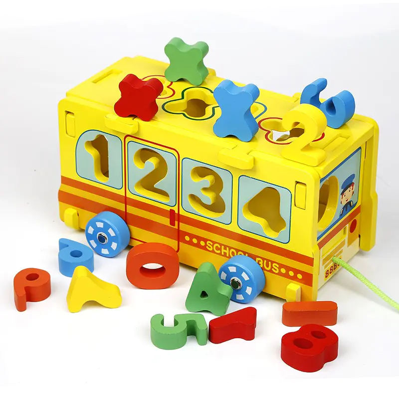 Autobus sorter z cyferkami puzzle w sklepie Wasserman.eu