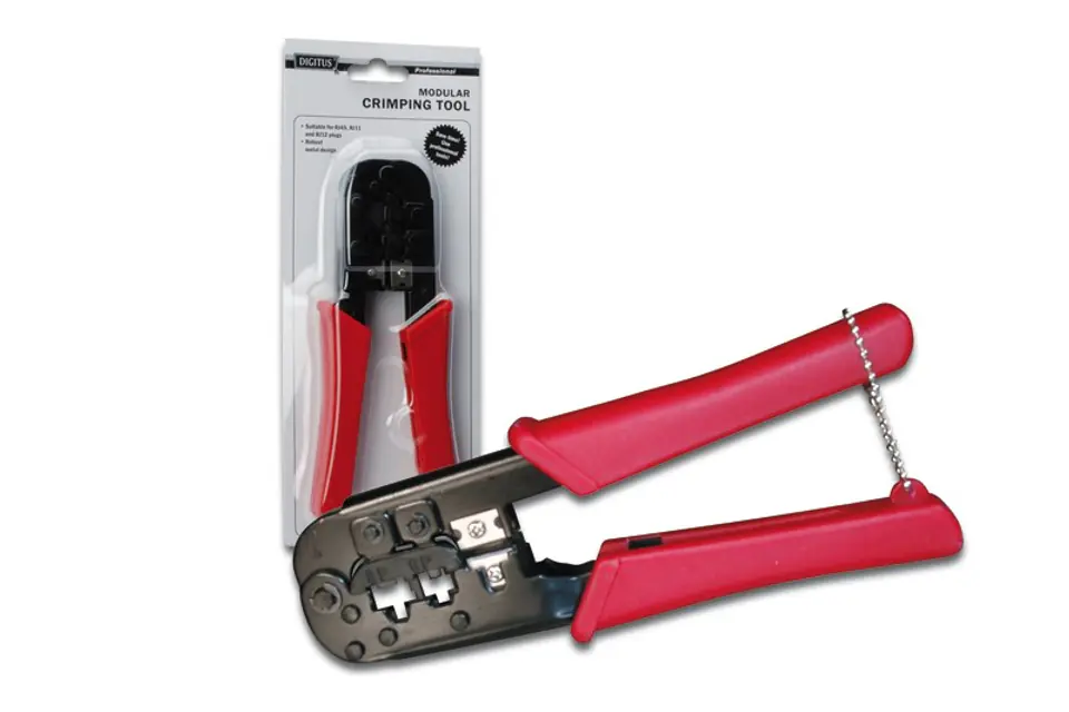 Premium modular crimping tool for RJ12, RJ45 at Wasserman.eu
